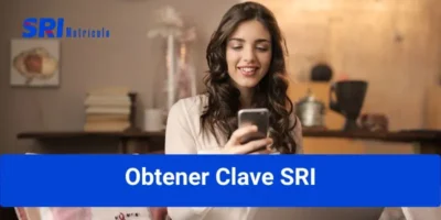 Obtener clave sri